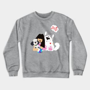 Puppies are LOVE Crewneck Sweatshirt